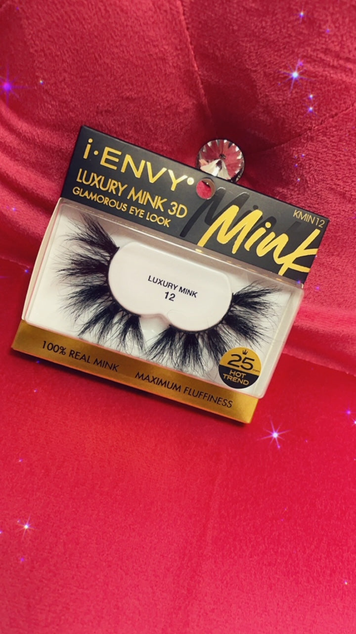 Mink Eyelashes - Style 12 (25mm)